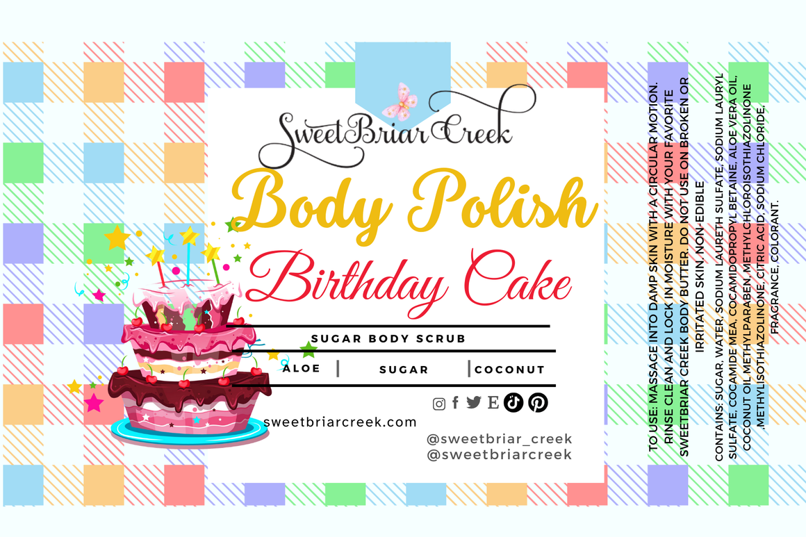 Birthday Cake Body Polish