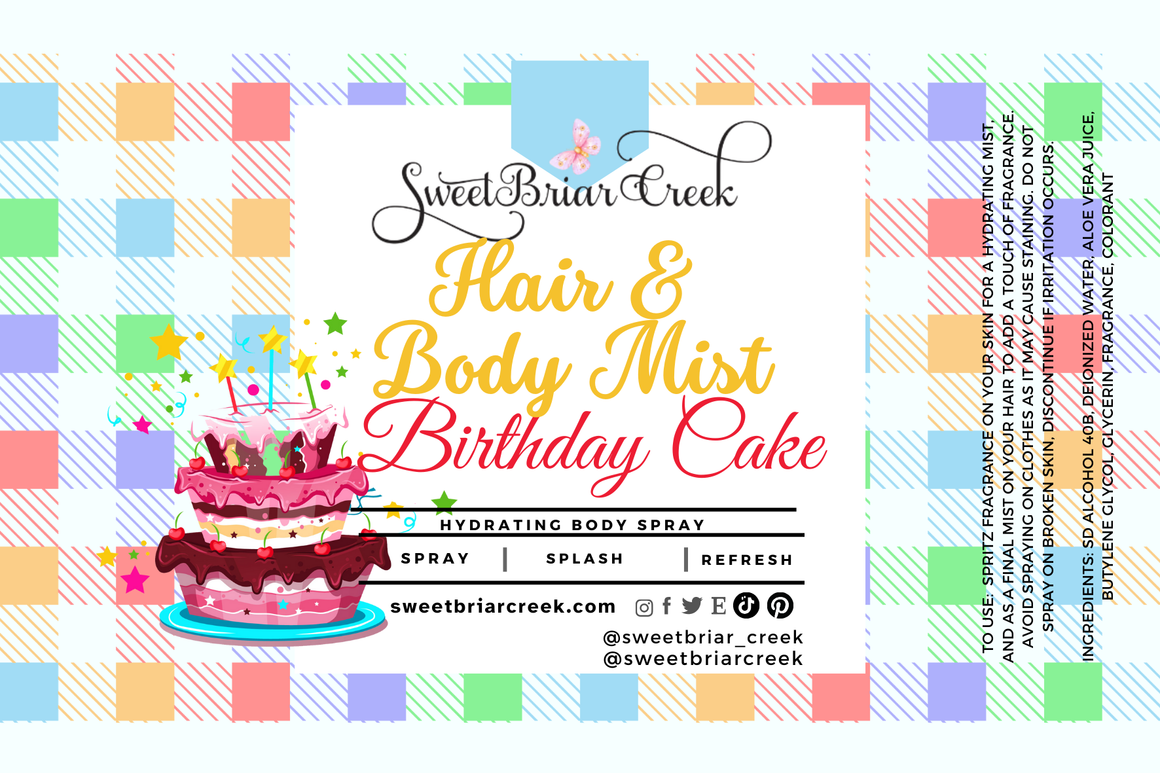 Birthday Cake Hair & Body Mist