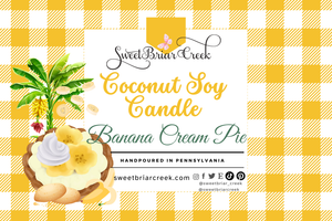 Banana Cream Pie Coconut Soy Candle