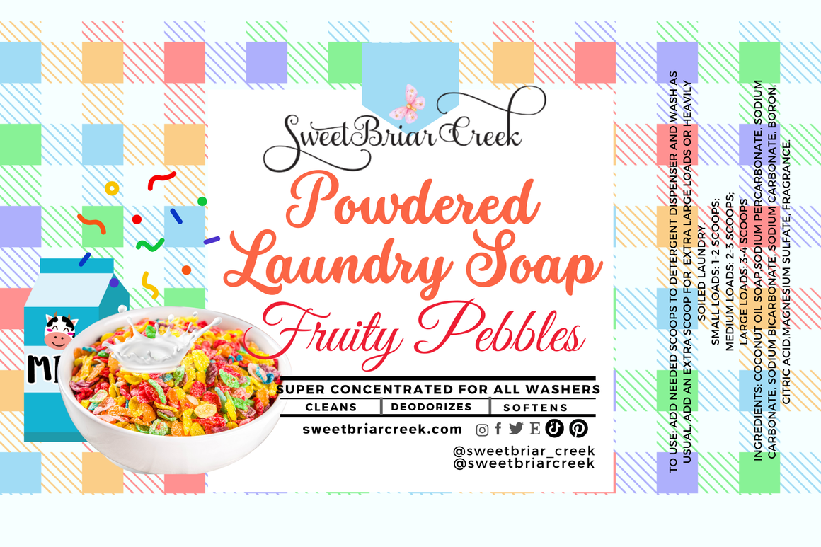 Fruity Pebbles Powdered Laundry Soap