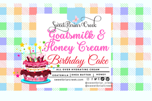 Birthday Cake Goat Milk & Honey Body Creme
