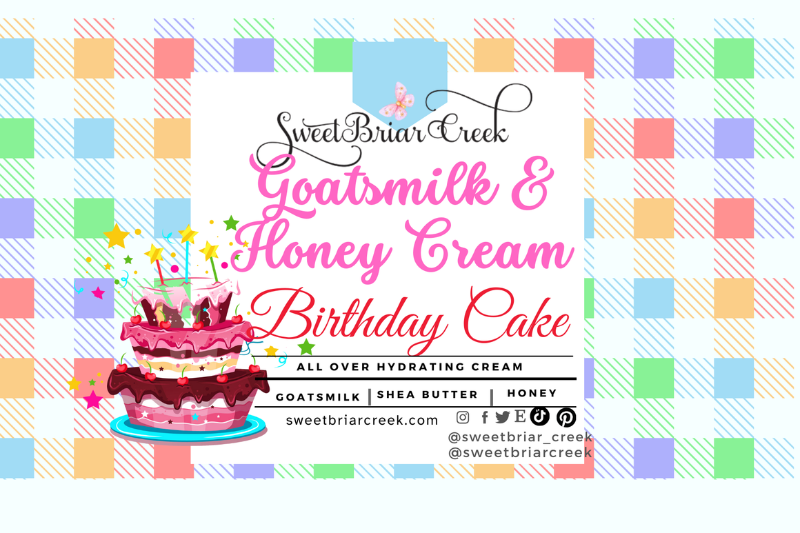Birthday Cake Goat Milk & Honey Body Creme