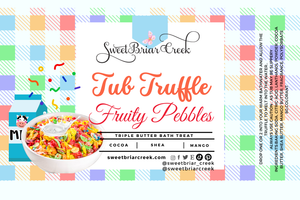 Fruity Pebbles Bath Butter Tub Truffles