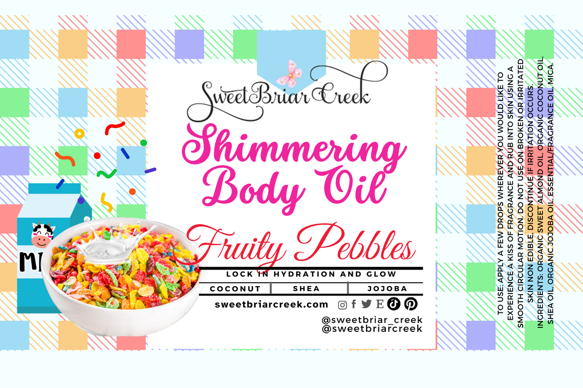 Fruity Pebbles Shimmering Body Oil