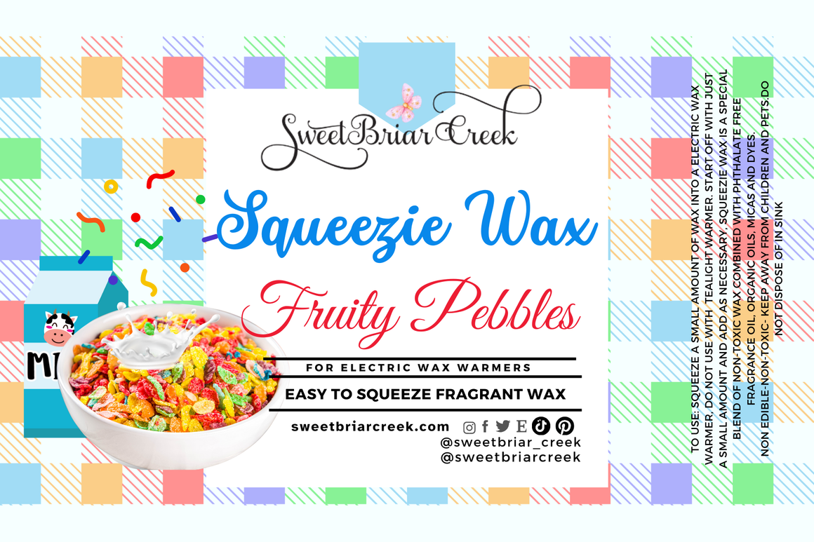 Fruity Pebbles Squeezie Wax + Scoopable melts for Waxwarmer