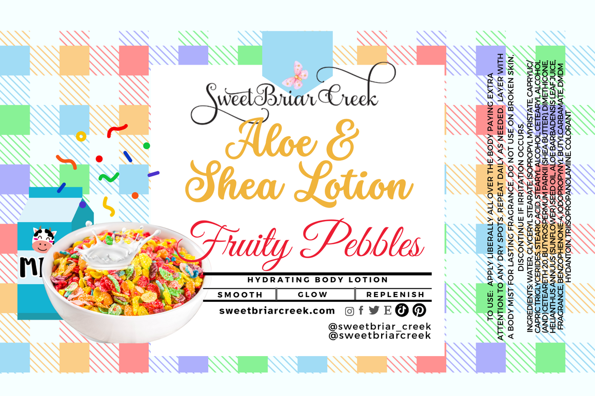 Fruity Pebbles Shea & Aloe Body Lotion