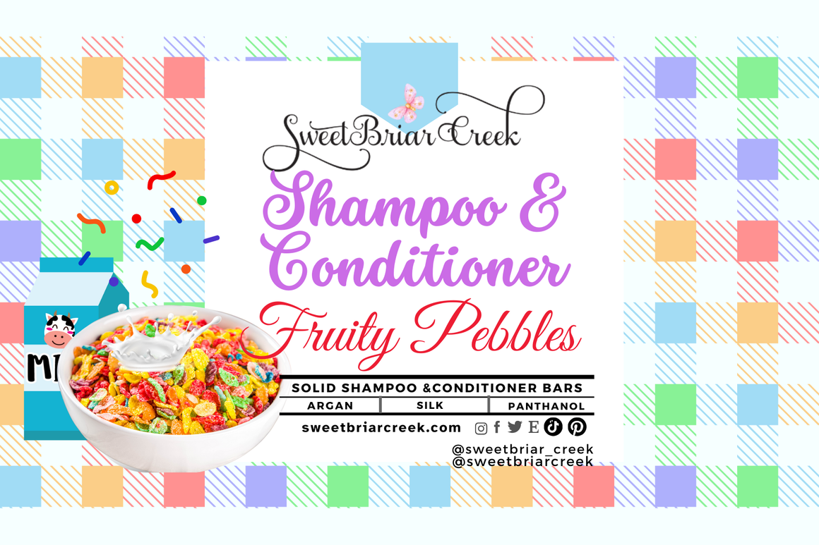 Fruity Pebbles Shampoo & Conditioner Bars