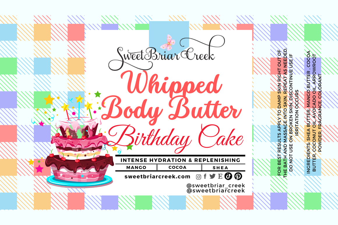 Birthday Cake Whipped Body Butter
