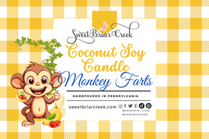 Monkey Farts Coconut Soy Candle