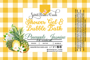 Pineapple Jasmine Body Wash + Bubble Bath