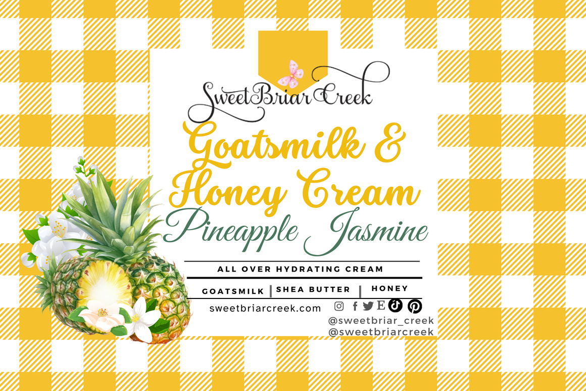 Pineapple Jasmine Goat Milk & Honey Body Creme