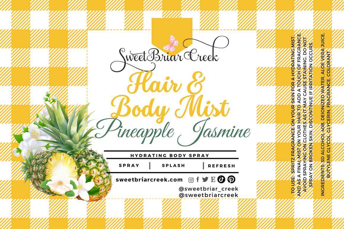 Pineapple Jasmine Hair & Body Mist