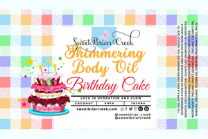 Birthday Cake Shimmering Body Oil