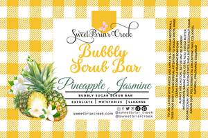 Pineapple Jasmine Bubbly Scrub Body Bars