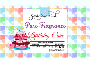 Birthday Cake Pure Fragrance Oil