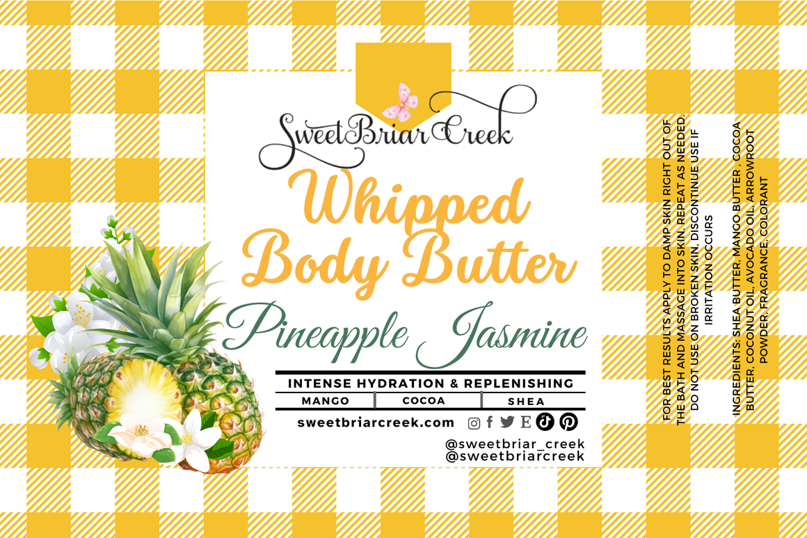 Pineapple Jasmine Whipped Body Butter