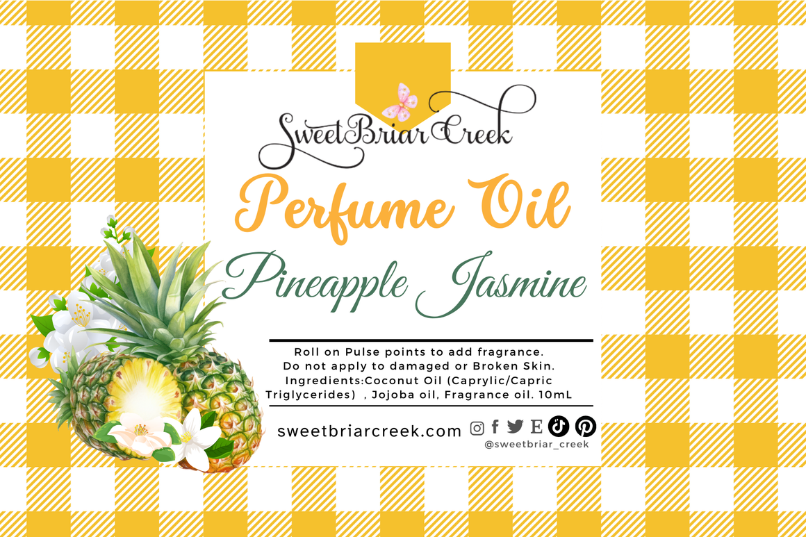 Pineapple Jasmine Roll on Perfume