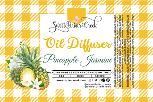 Pineapple Jasmine Hanging Car Diffuser & Refills