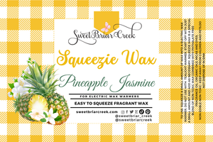 Pineapple Jasmine Squeezie Wax + Scoopable melts for Waxwarmer