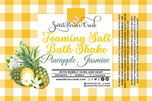 Pineapple Jasmine Foaming Salt Bath Shake