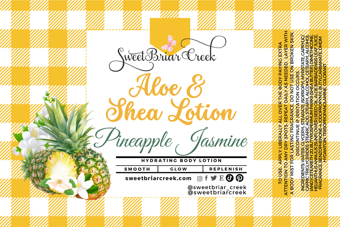 Pineapple Jasmine Shea & Aloe Body Lotion