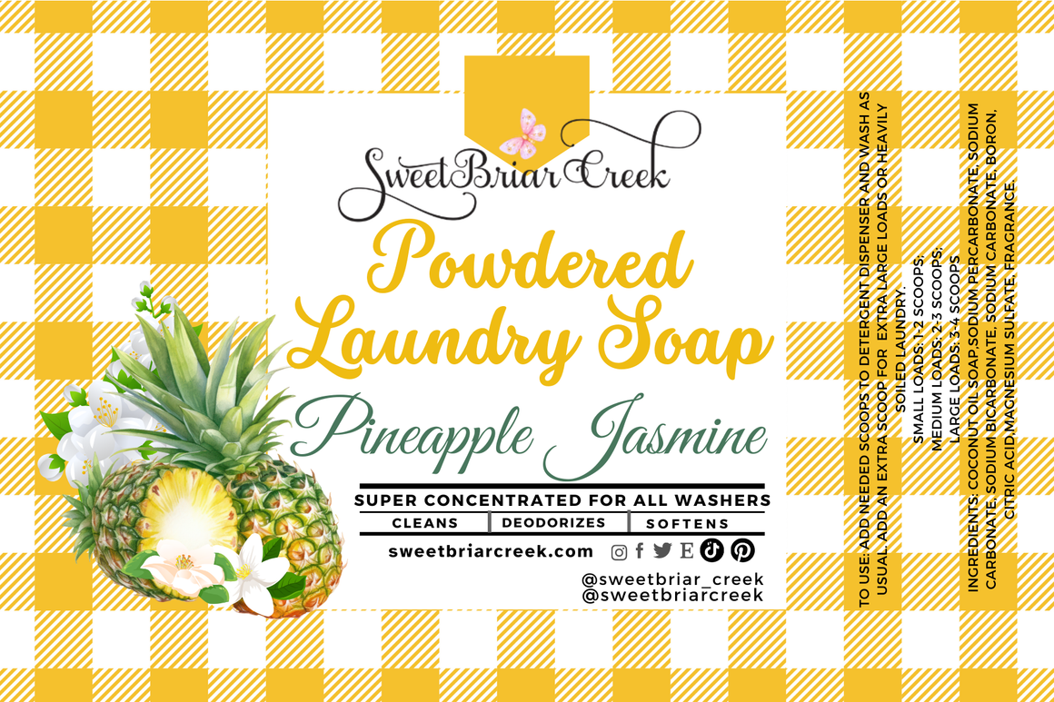 Pineapple Jasmine Powdered Laundry Soap