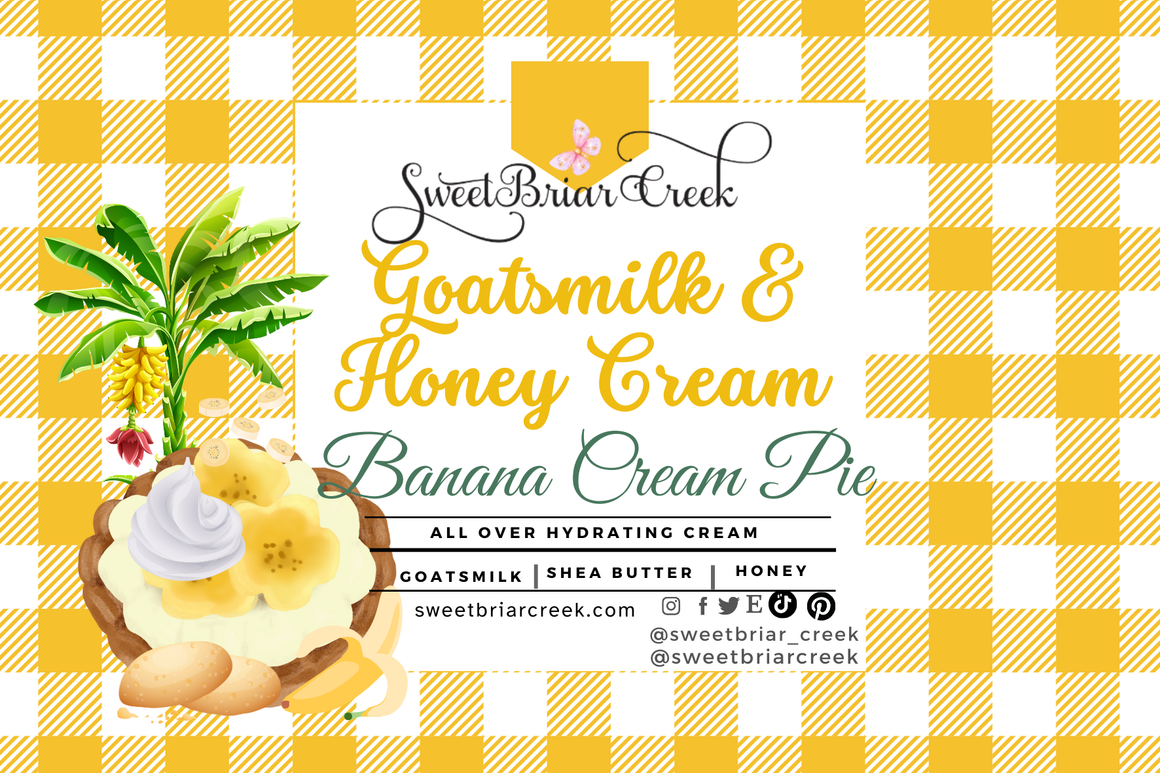 Banana Cream Pie Goat Milk & Honey Body Creme