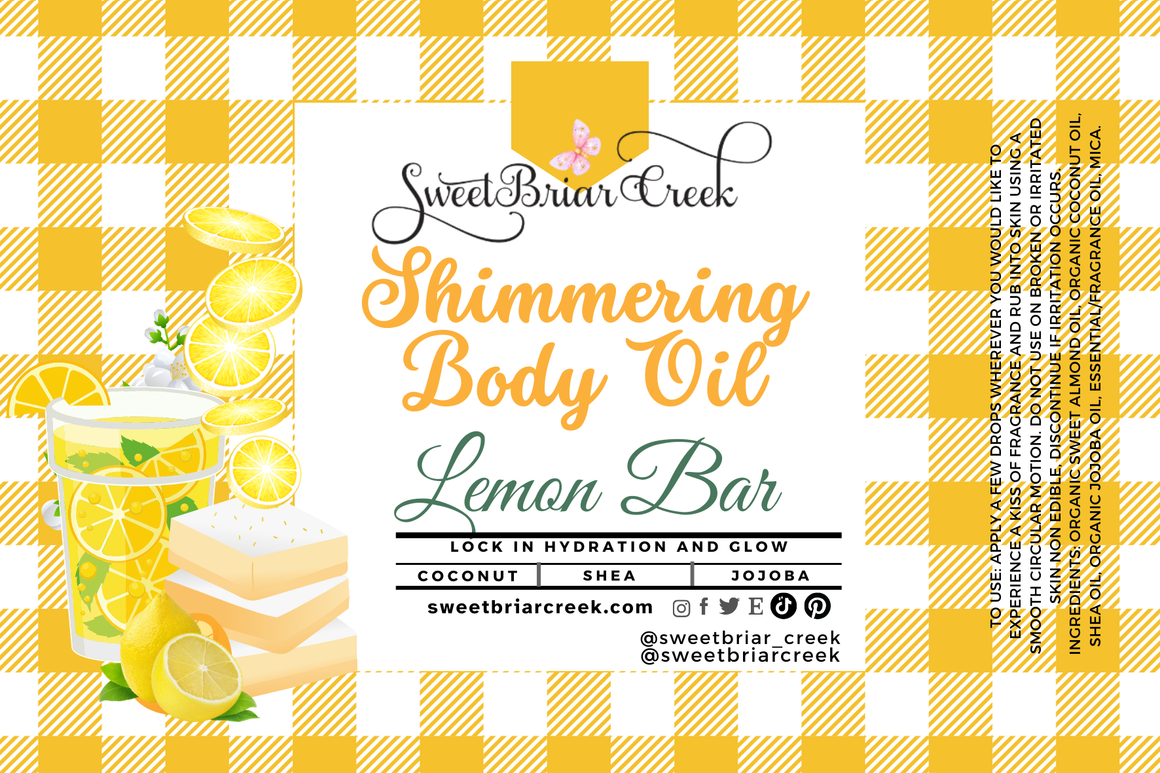 Lemon Bar Shimmering Body Oil