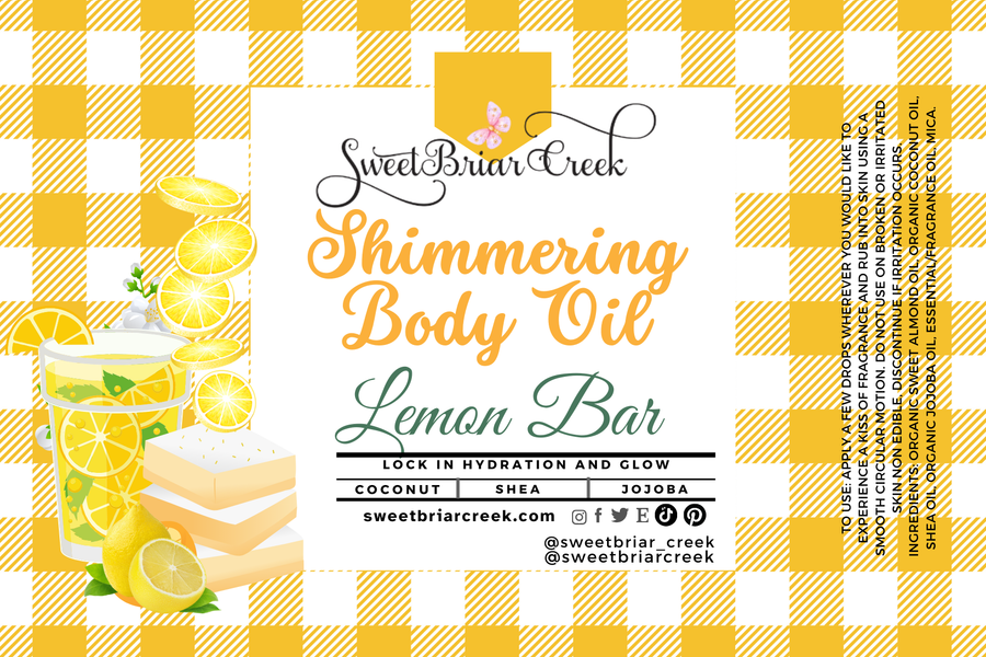 Lemon Bar Shimmering Body Oil