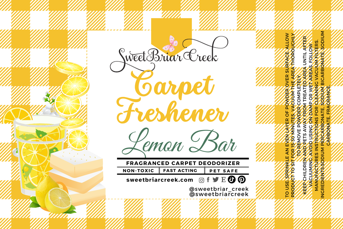 Lemon Bar Carpet Freshener Powder