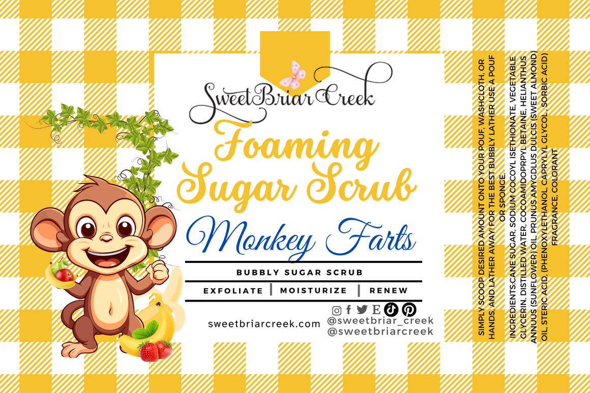 Monkey Farts Whipped Sugar Scrub