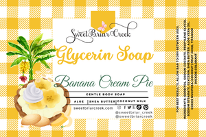 Banana Cream Pie Glycerin Soap Bar