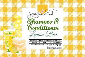 Lemon Bar Shampoo & Conditioner Bars