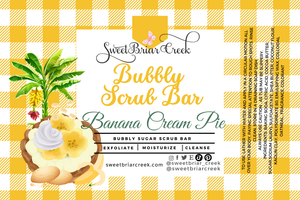 Banana Cream Pie Bubbly Scrub Body Bars
