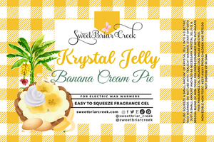 Banana Cream Pie Krystal Jelly Squeeze for wax warmers.