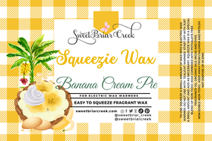 Banana Cream Pie Squeezie Wax + Scoopable melts for Waxwarmer