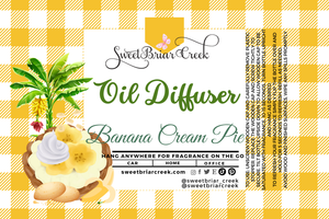 Banana Cream Pie Hanging Car Diffuser & Refills