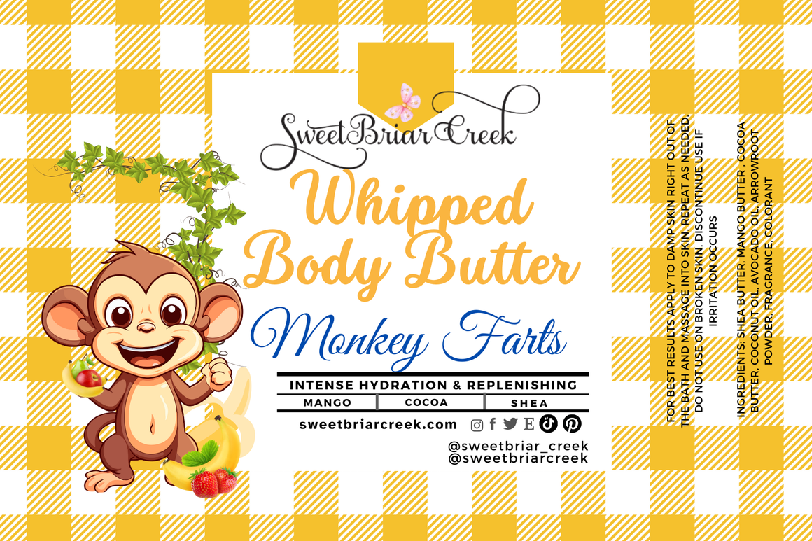 Monkey Farts Whipped Body Butter