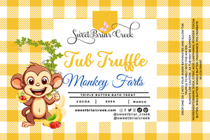 Monkey Farts Bath Butter Tub Truffles