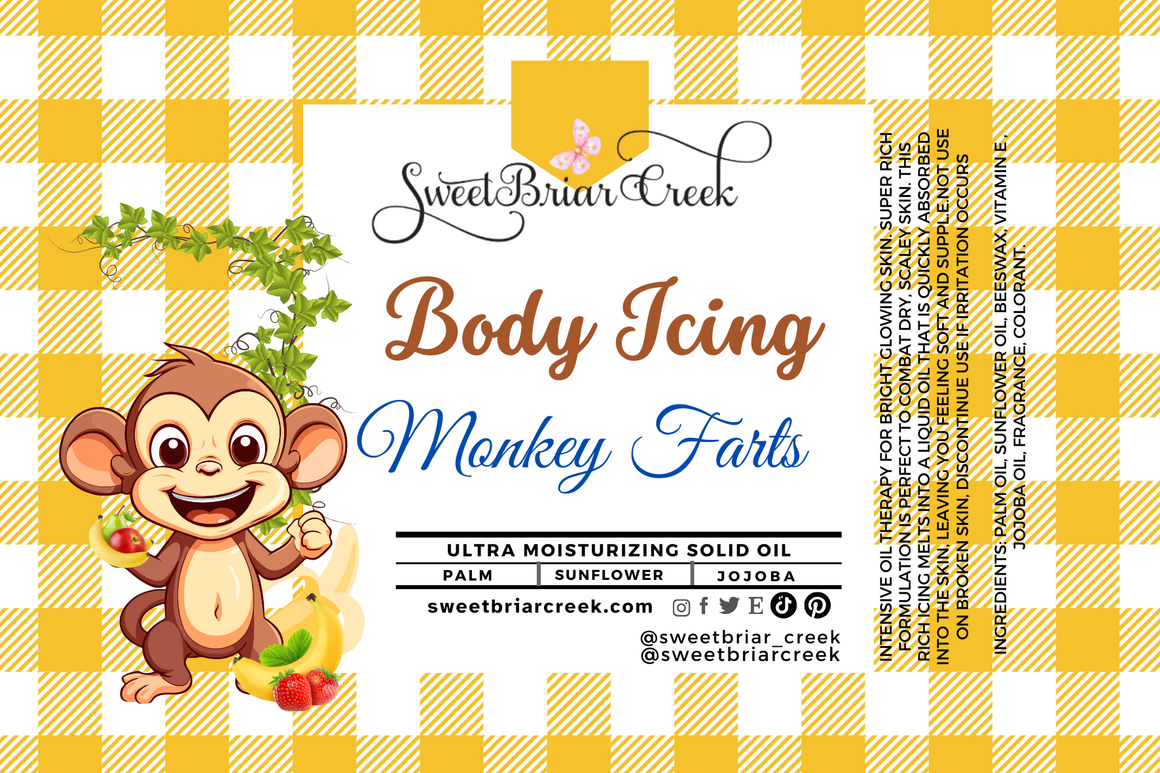 Monkey Farts Body Icing