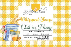 Oats 'n Honey Whipped Soap & Shaving Cream