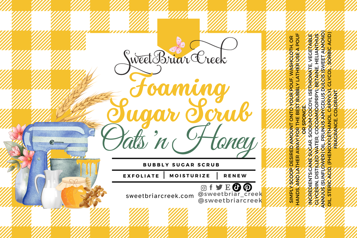 Oats 'n Honey Whipped Sugar Scrub