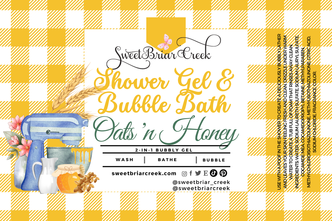 Oats 'n Honey Body Wash + Bubble Bath