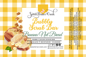 Banana Nut Bread Bubbly Scrub Body Bars