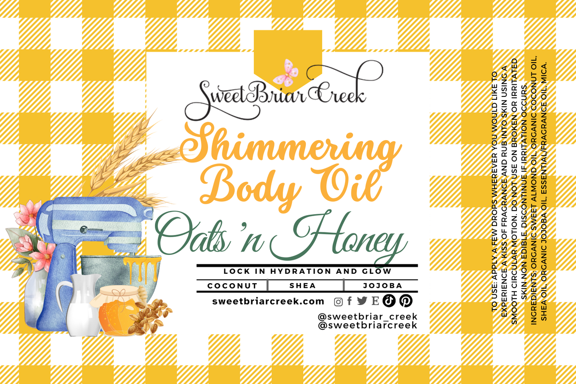 Oat's 'n Honey Shimmering Body Oil
