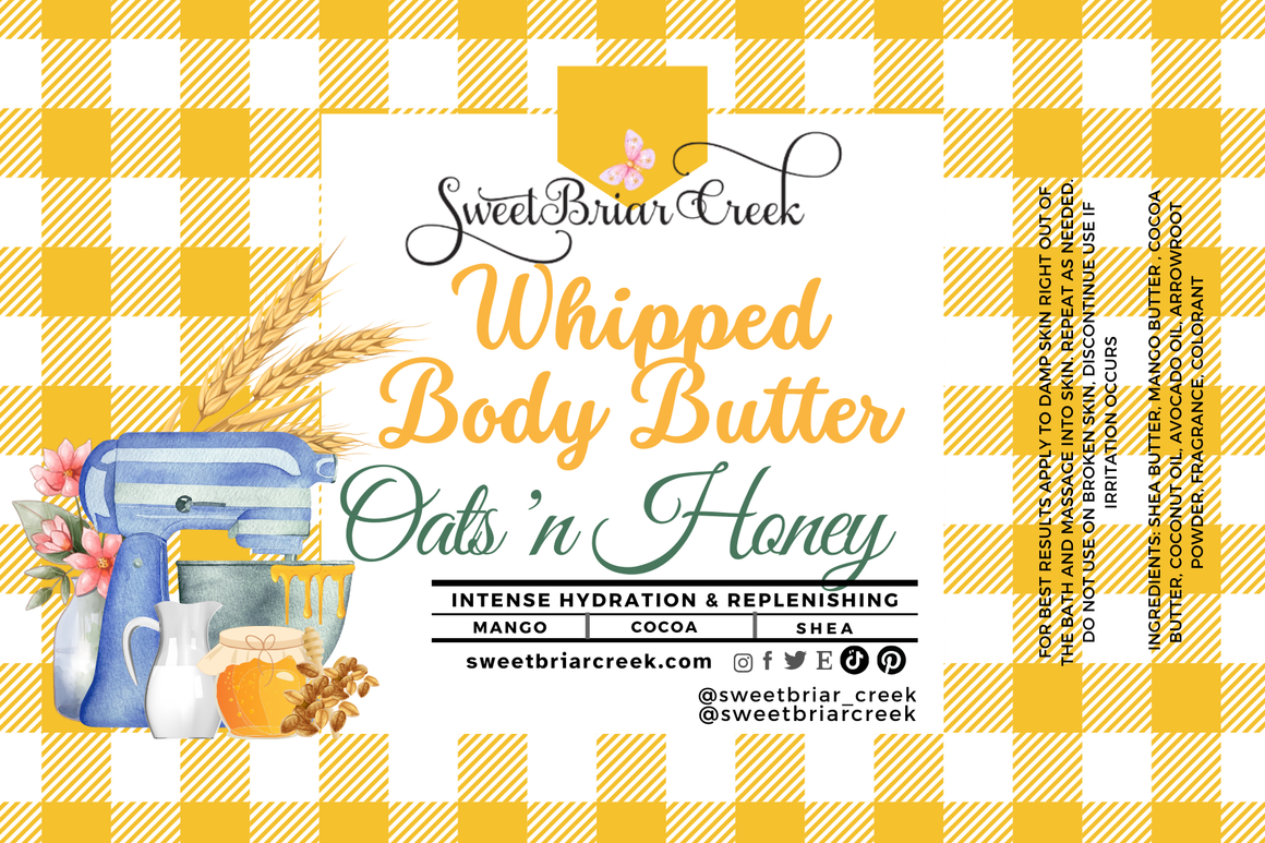 Oats 'n Honey Whipped Body Butter