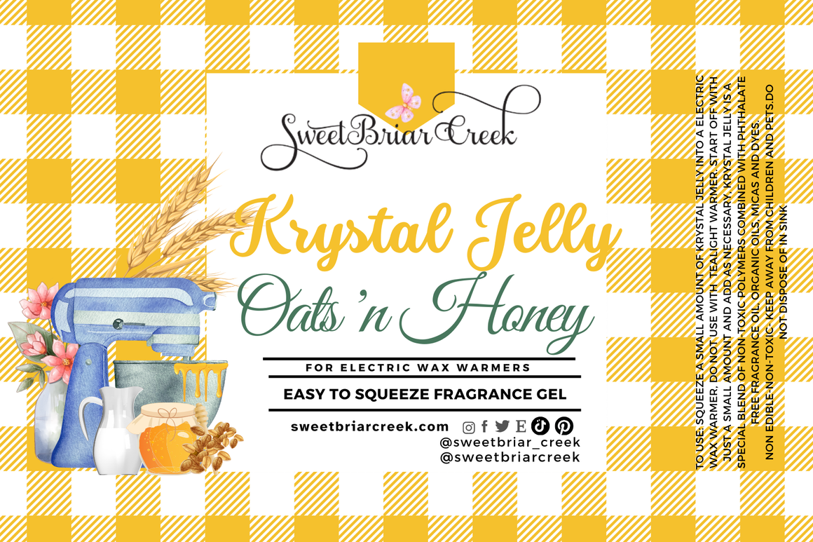 Oats 'n Honey Krystal Jelly Squeeze for wax warmers.