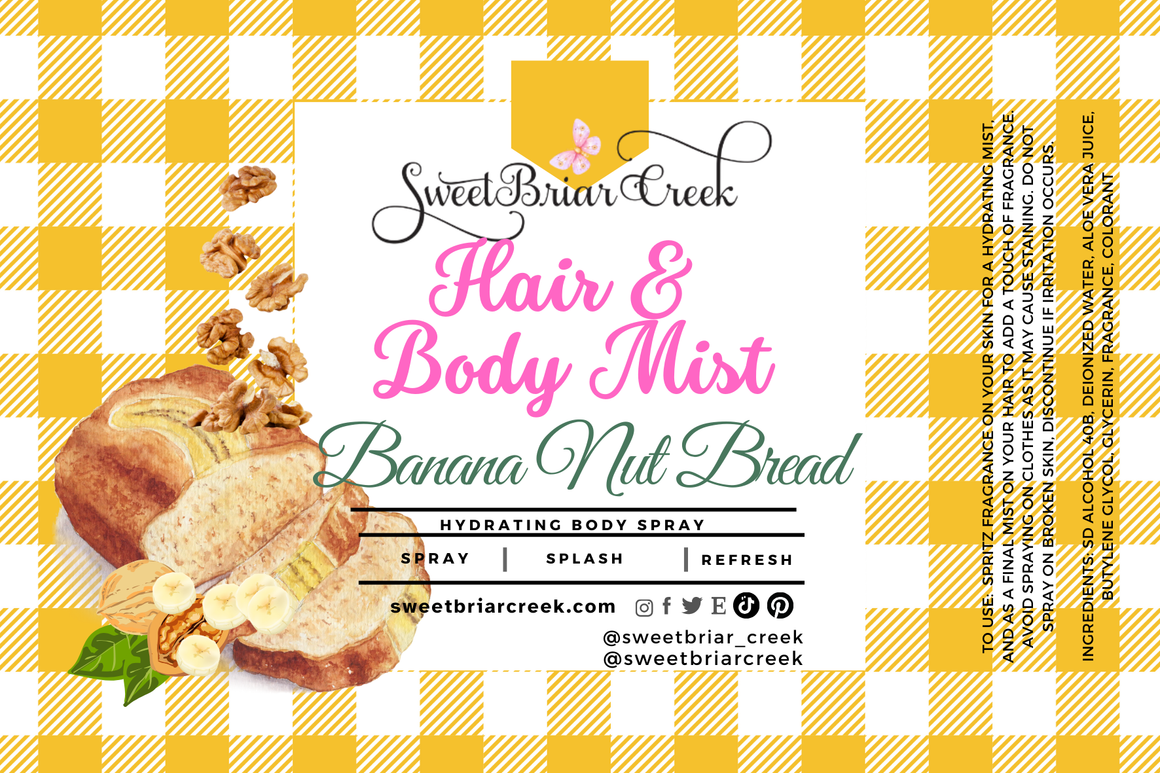 Banana Nut Bread Hair & Body Mist