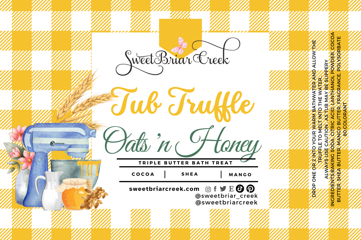 Oats 'n Honey Bath Butter Tub Truffles