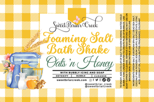 Oats 'n Honey Foaming Salt Bath Shake